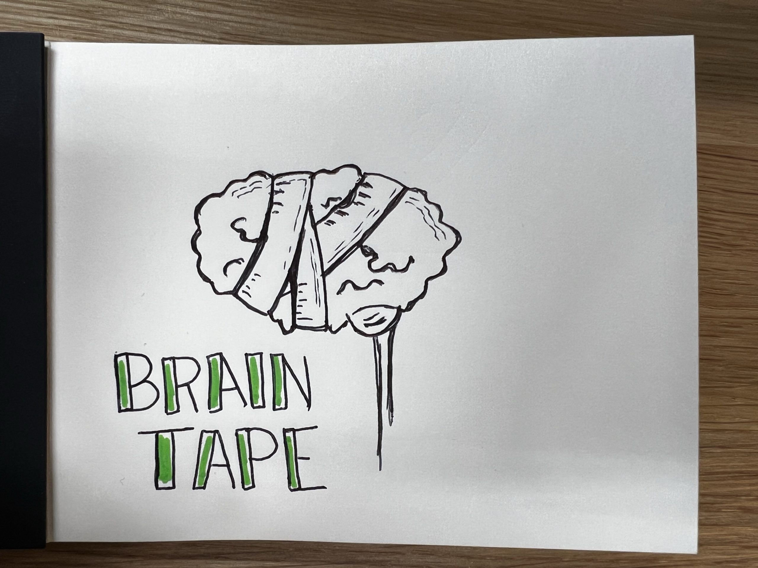 Some days you need a little brain tape